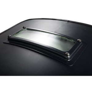 Panneau de <span class=keywords><strong>protection</strong></span> de sécurité bouclier tactique balistique en acier noir - Product Image 3