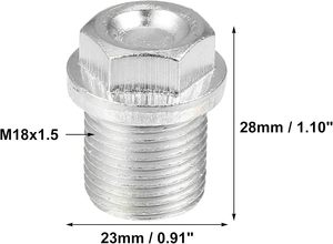 982547 986833 M18x1.5 ปลั๊กระบายน้ำมันเครื่องสำหรับรถยนต์วอลโว่ S60 - Product Image 2