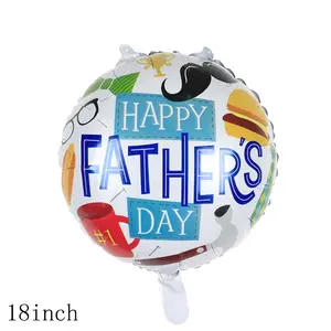 Cha bên trang trí baloes 18inch Tây Ban Nha hạnh phúc Ngày của Cha Helium globos Feliz Dia siêu Papa lá bóng bay