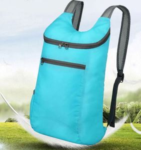 Lightweight Waterproof Foldable Ultralight <b>Backpack</b> Travel Sports Daypack Men Women Zipper Portable Letter Outdoor Custom Logo - Product Image 2