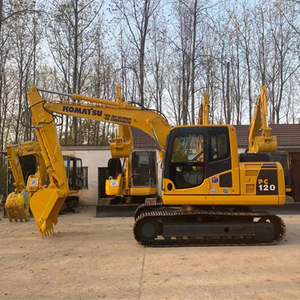 Komatsu ถังขุดดิน PC120-8มือสอง, ถังขุดตีนตะขาบขนาดกลาง12ตันเครื่องยนต์มือสองทำงานต่ำชั่วโมงการทำงาน3เมตร - Product Image 4