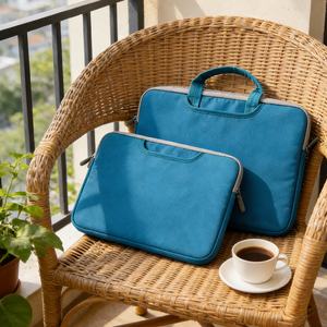 Maletín y Funda para Portátil de Diseño para <span class=keywords><strong>Mujer</strong></span>, Funda Impermeable para Portátil de Negocios, Funda de Neopreno a Prueba de Golpes para MAC Book, Organizador de Portátil para Oficina - Product Image 1