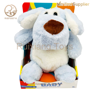 Usine en peluche enfants dormir régler point personnalisé petite taille chien mignon jouets en peluche avec fonction musicale pour le jeu des enfants - Product Image 3