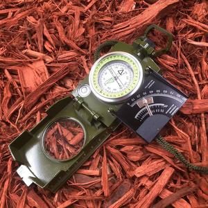 Boussole de visée Lensatic avec <span class=keywords><strong>clinomètre</strong></span> lumineux pour la randonnée, la survie, le camping, la navigation, la chasse, les activités géologiques - Product Image 3
