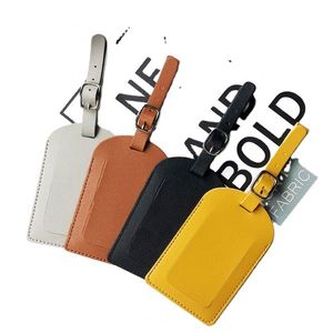 PU Leather Privacy Cover Baggage Luggage Tag Travel Accessories Custom Travel Color <b>Airplane</b> Luggage Tag - Product Image 1