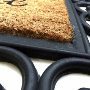Home Classic Welcome Brush Coir Doormat with Black Rubber - Product Image 6