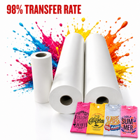 Prêt à expédier, papier transfert thermique 100 g/m², petit rouleau pour bricolage