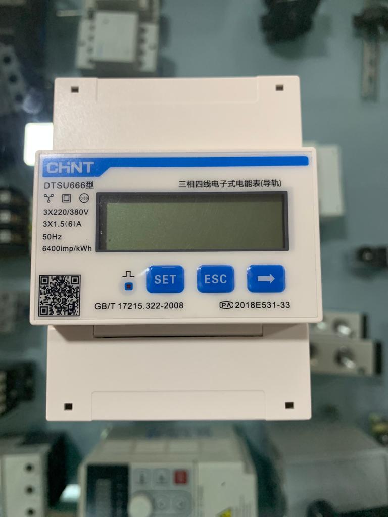 Chint - DDSU666 Monofase Contatore Energia Elettrica Per Sistemi Solari
