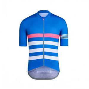 Maillot de Ciclismo Unisex con Rayas Coloridas y Transpirables, Ropa de Ciclismo Profesional, Ropa Deportiva, Equipamiento para Ciclismo de Larga Distancia, Personalización al por Mayor - Product Image 4