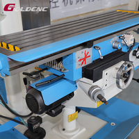 Machine de perçage et de fraisage universelle verticale et horizontale GOLDCNC ZX6350, haute précision, moyenne capacité, usinage des métaux, broche MT4