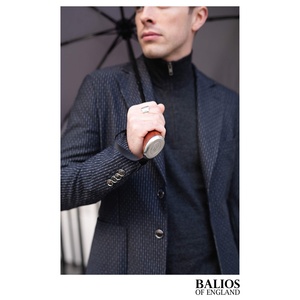 Luxury High-End Automatic 3-Fold <b>Windproof</b> Compact Dark Brown Wood Handle <b>Umbrella</b> for Business Man & Business Gifts - Product Image 3