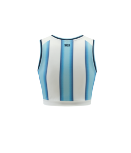 Nuevo Diseño de Camisetas de Fútbol para <span class=keywords><strong>Mujer</strong></span>, Selección Nacional de Brasil, Top Corto sin Mangas, Alta Elasticidad, Ropa Deportiva, Jersey de Fútbol para Chicas, a la Moda - Product Image 3