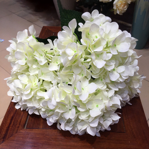Hortensia Artificial <span class=keywords><strong>de</strong></span> seda para el hogar y el jardín, centro <span class=keywords><strong>de</strong></span> <span class=keywords><strong>mesa</strong></span> <span class=keywords><strong>de</strong></span> 5 cabezales, E-L114, para <span class=keywords><strong>boda</strong></span> - Product Image 5