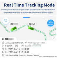 Localizador de coche 4G OBD GPS Tracker Plug And Play con detección de ACC de alarma de enchufe para gestión de flotas 24/7 seguimiento en tiempo real