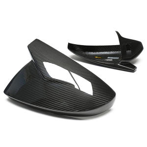 กระจกมองหลังคาร์บอนไฟเบอร์แห้งจริงคุณภาพสูงเหมาะสำหรับรถ Audi A6 S6 Rs6 A7 S7 Rs7 <span class=keywords><strong>A8</strong></span> C8 S8 <span class=keywords><strong>ABT</strong></span> - Product Image 5