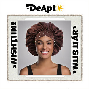 Nouveau G.TOP TJM-301-2B Turban de lit décontracté à perforation manuelle, imprimé sérigraphié avec logo, unisexe, 56-58CM, quatre saisons - Product Image 3