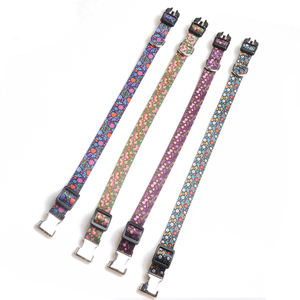 Collar con estampado personalizado para mascotas, accesorio ajustable de Seguridad, de nailon, para perros pequeños, medianos y grandes - Product Image 4