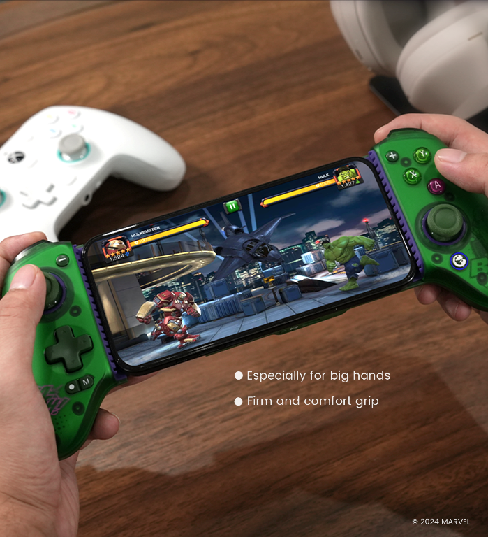 GameSir G8 Plus Hulk マーベル公式ライセンスのBluetoothゲーミング