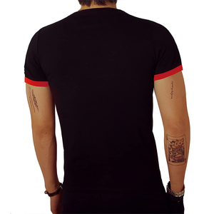 T-<span class=keywords><strong>shirt</strong></span> décontracté pour homme à manches courtes et col rond, dégradé de couleurs, style sport fitness, idéal pour l'été - Product Image 5