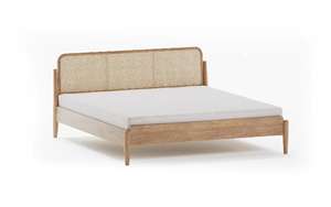 Luxury Solid Wood Adjustable <b>Bed</b> with Hand Carved Foldable Design for Modern Comfort and <b>Space</b> <b>Saving</b> Bedroom Use - Product Image 2