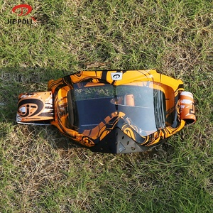 Venta al por mayor logotipo Correa <span class=keywords><strong>gafas</strong></span> de motocicleta Motocross con la nariz De La Guardia - Product Image 3