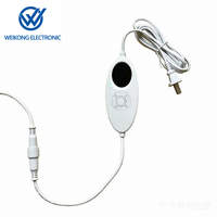 Vente flash : Couverture électrique avec interrupteur de contrôle de la température, thermostat réglable pour tapis chauffant