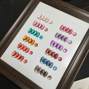 AILANUO-Barniz magnético de gel con logotipo personalizado, conjunto de esmalte de uñas de gel UV para ojos de gato, 12 colores, etiqueta privada personalizada gratis - Product Image 3