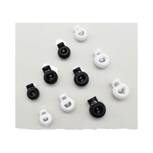 Cordon de serrage en plastique le plus vendu avec boucle ronde et technique de placage pour bagages et cordons élastiques - Product Image 1