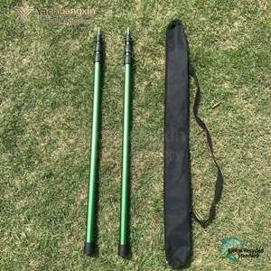 YCX Outdoor Camping Aluminum Alloy Telescopic Canopy Adjustable <b>Tent</b> <b>Pole</b> All Seasons Lightweight - Product Image 4