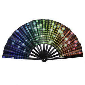 Abanico Plegable con Espacios para Sublimación, Diseño Moderno, Sonido Fuerte y Sonido de Chirrido, Tela de Poliéster Plegada - Product Image 1