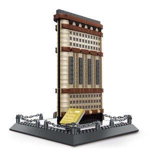 Landmark Flatiron Building <span class=keywords><strong>New</strong></span> <span class=keywords><strong>York</strong></span> Architectural Puzzle Block Modelo Construcción Juguete para 5 a 7 años Material de PC - Product Image 1