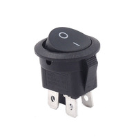 Interrupteur à bouton-poussoir rond KCD1-105 2Pin 3Pin 4Pin 6Pin Mini interrupteur marche/arrêt interrupteur à bascule avec lumière 20mm
