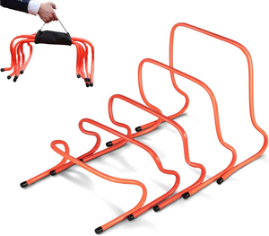 Haies d'agilité à vitesse réglable Mini haies gonflables pour l'entraînement pour IAFF et autres entraînements sportifs - Product Image 5