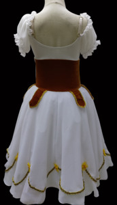 Nuevas llegadas <span class=keywords><strong>naranja</strong></span> niñas Ballet romántico tutú vestido Ballet disfraces mujeres suave tutú rendimiento danza tutú - Product Image 3
