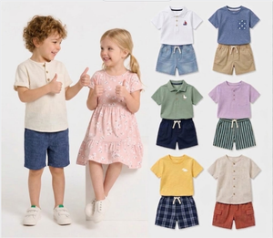 Ropa Infantil de Verano de Gran Demanda: Suministro de Estilos Variados, Entrega Directa, Mezcla Aleatoria de Artículos Populares para Mercados Locales, Origen CN/GUA - Product Image 1