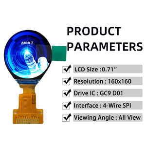 0.71-Inch TFT Automotive Grade Circular <strong>LCD</strong> <strong>Display</strong> <strong>Module</strong> IPS Full Viewing Angle 160x160 Dots with <strong>MIPI</strong> <strong>Interface</strong> - Product Image 2