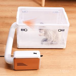 宠物干燥箱猫降噪滑轮透明干燥箱狗宠物家用沐浴烘干机箱 - Product Image 4
