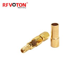 Connecteur coaxial RF plaqué <span class=keywords><strong>or</strong></span> SSMC femelle WTR100 pour câble RG174 RG316, <span class=keywords><strong>à</strong></span> sertir, en stock, conforme ROHS, fourni directement par <span class=keywords><strong>l</strong></span>'usine - Product Image 1