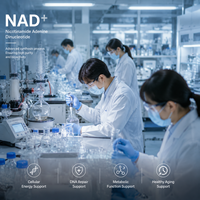 Nikotinamid Ribozid CAS 1341-23-7 Yüksek Emilimli NAD+ Arttırıcı Yaşlanma Karşıtı Gıda Sınıfı Besin Takviyesi Tozu Hammadde %98