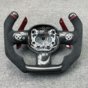 <span class=keywords><strong>Volant</strong></span> de course F1 en cuir sport en fibre de carbone forgée miniature de diamètre standard en forme de D pour les modèles <span class=keywords><strong>Cooper</strong></span> <span class=keywords><strong>S</strong></span> R50-R59 F54-F60 - Product Image 4