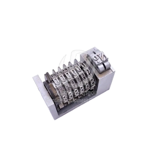 Máquina Numeradora JIAOBU de 6 Dígitos, 4x8, Acero Inoxidable 304, Fuente Romana, con Tinta UV, Nueva Impresión Offset, 2 Números - Product Image 1