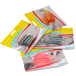 Ytaxy Soft <b>Fishing</b> <b>Lure</b> 7Cm 14G Bottom Bait For Freshwater Fish 5Pcs Per Bag Colorful Artificial Bait - Product Image 1