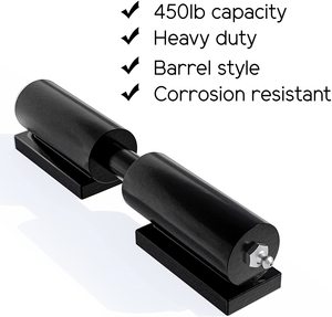 1 paire de charnières de porte robustes en acier, pour portes battantes, rampes de remorque, à souder, avec raccord de graissage, pour portes et portails - Product Image 5