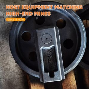 Экс220 Промышленный класс 320d, запасные части для экскаватора, крупномасштабная горнодобывающая конструкция, прочный резиновый гусеничный ролик 12 месяцев - Product Image 4