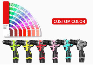 Taladro eléctrico inalámbrico con batería <span class=keywords><strong>de</strong></span> iones <span class=keywords><strong>de</strong></span> litio, destornillador eléctrico <span class=keywords><strong>de</strong></span> 10mm, juego <span class=keywords><strong>de</strong></span> herramientas, 12V, 28 Uds. - Product Image 4