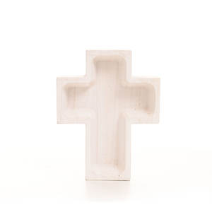 Kruis Vorm Houten Deegkom Handgemaakte Kruis Houten Kom Houten Deegkom Voor Het Maken Van Kaars - Product Image 5