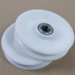Poulie de guidage de fil en plastique POM blanc pour tréfilage - Product Image 3