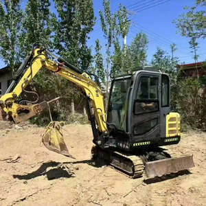 Mini-excavatrice hydraulique d'occasion de haute qualité, 2,5 tonnes, moteur Doosan, pompe hydraulique KYB, attache rapide, brise-roche, certifiée CE - Product Image 1