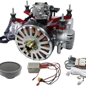 Moteur <span class=keywords><strong>de</strong></span> drone DLE70HD 4,2 kW, générateur hybride refroidi par eau, kit moteur essence et électrique, moteur d'avion, aile fixe, DIY - Product Image 1