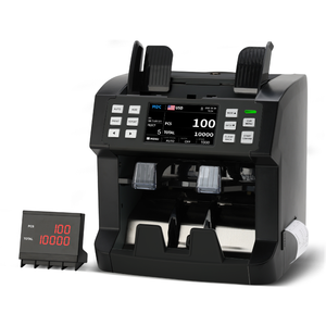 Compteuse de billets P200 avec détection de faux billets USD <span class=keywords><strong>EUR</strong></span> PEN PLN MXN, lecture de la valeur et du numéro de série, vitesse de comptage 1500 billets/min - Product Image 1